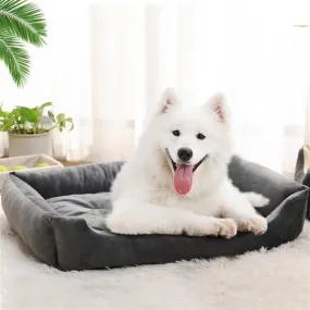 38" Cushioned Pet Bed