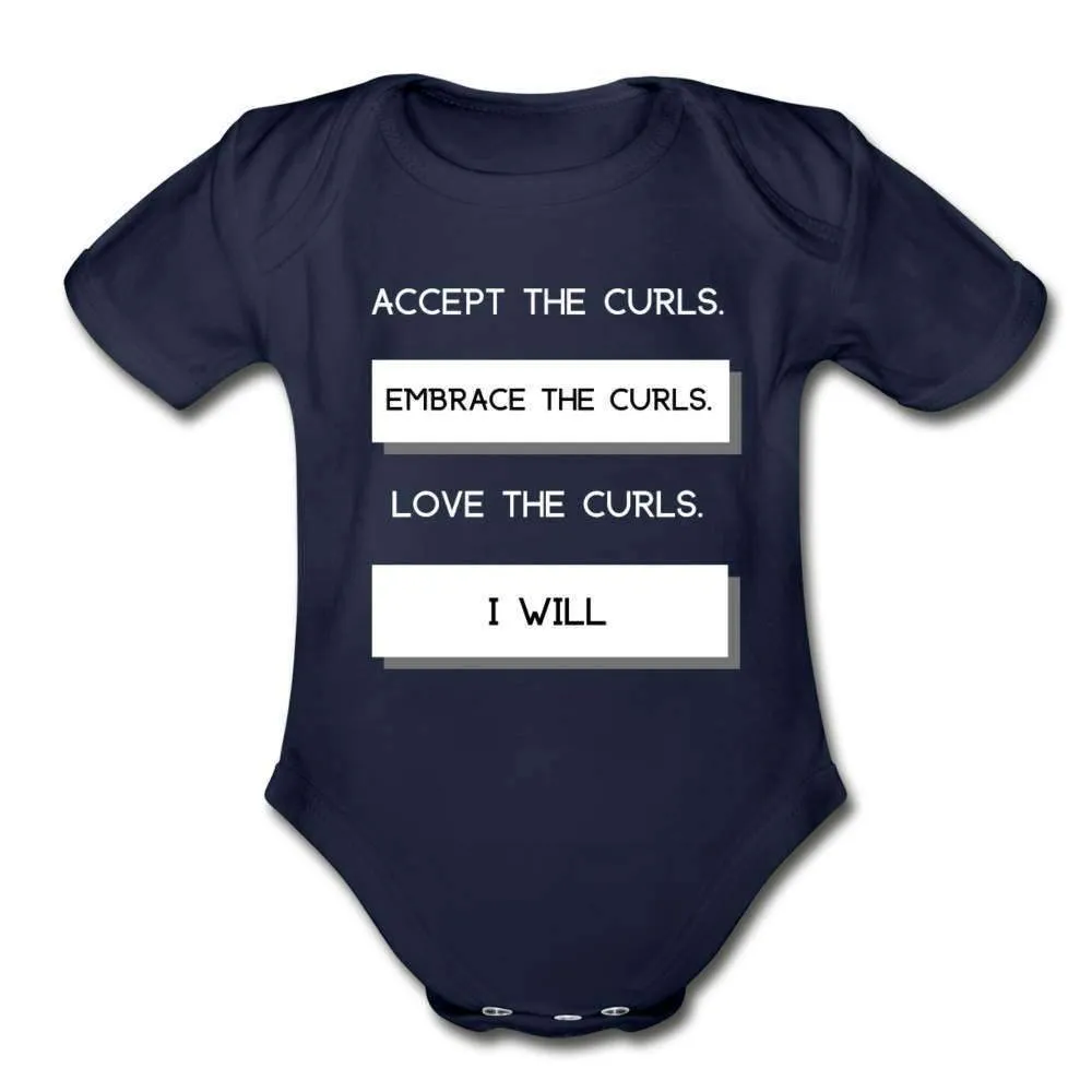 Accept the Curls organic Onesie