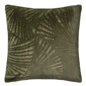 Atmosphera Flannel Cushion Green