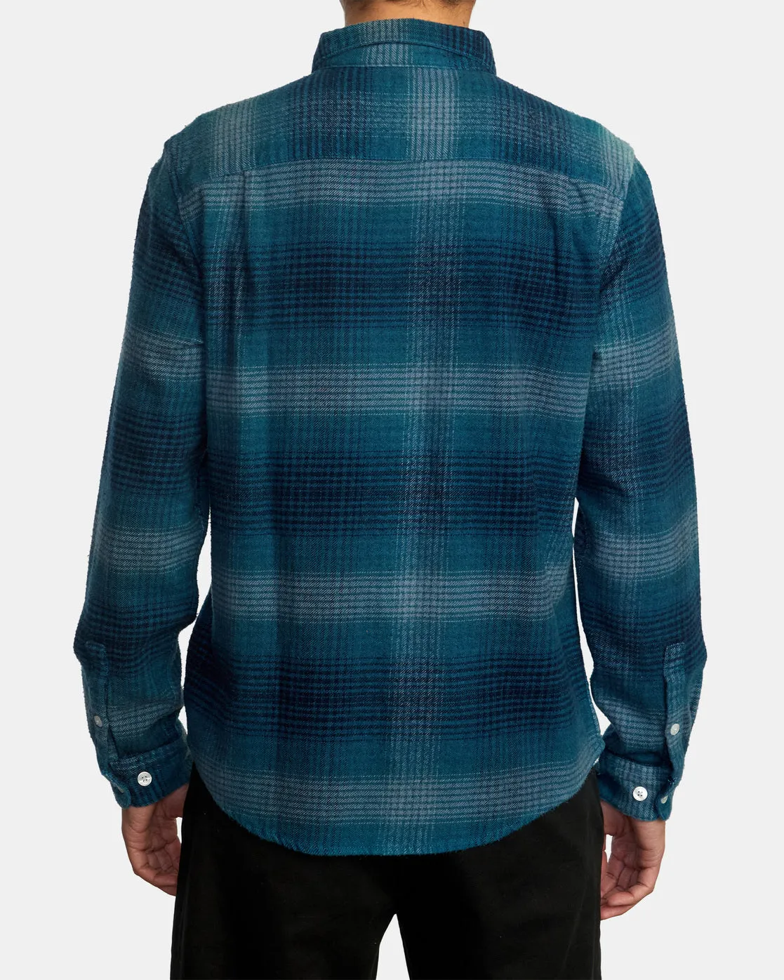 Balance Long Sleeve Flannel - Horizon Blue