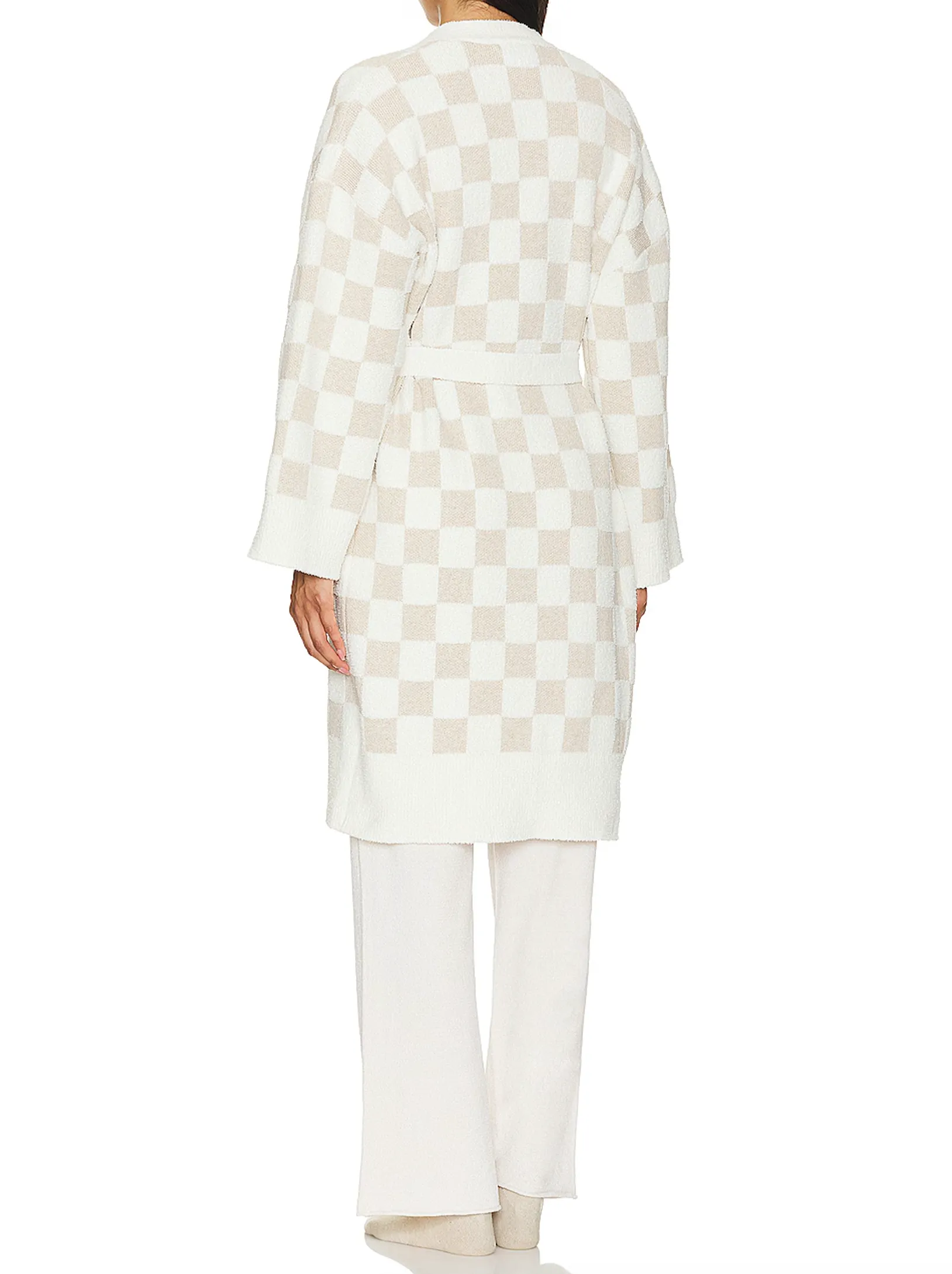 Cozychic Checkered Cotton Robe by Barefoot Dreams: Ultra-Comfortable and Soft