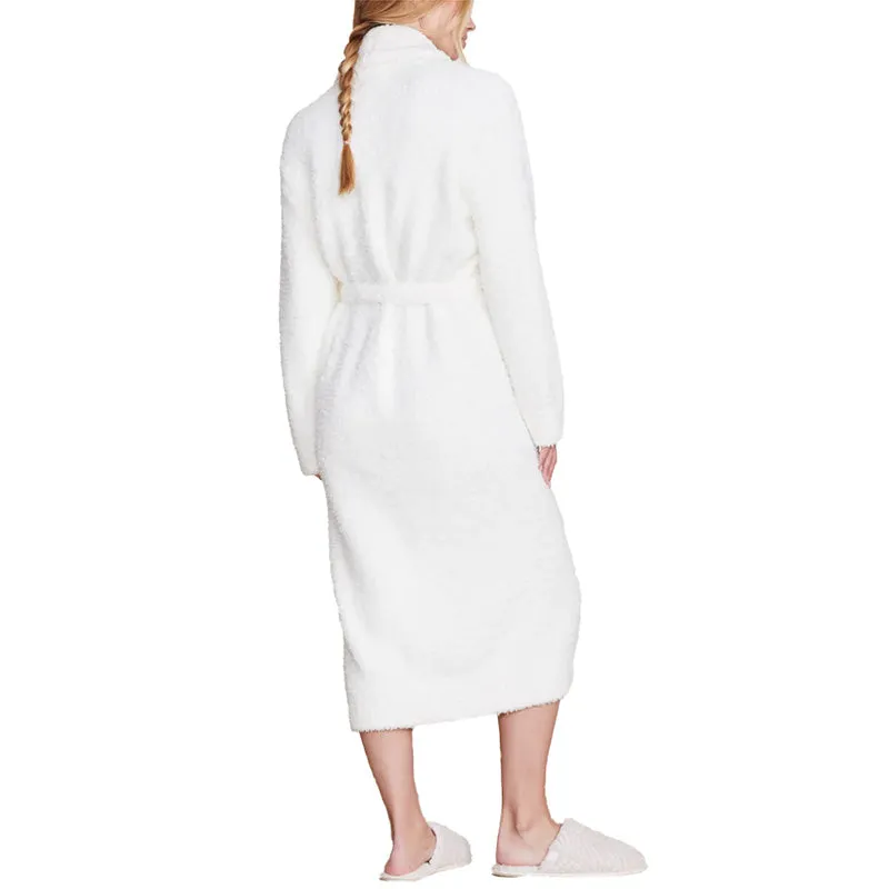 CozyChic Barefoot Dreams Solid Luxury Robe for Ultimate Comfort