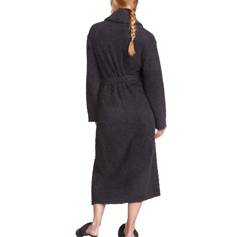 CozyChic Barefoot Dreams Solid Luxury Robe for Ultimate Comfort