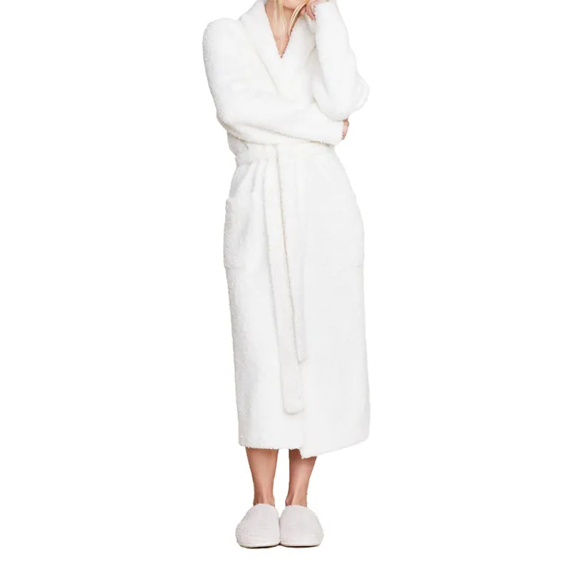 CozyChic Barefoot Dreams Solid Luxury Robe for Ultimate Comfort