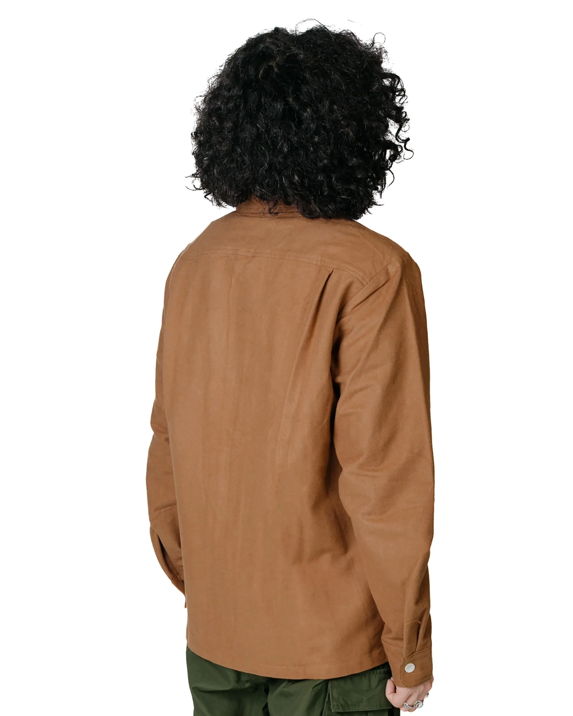 Bather Mocha Flannel Leisure Shirt