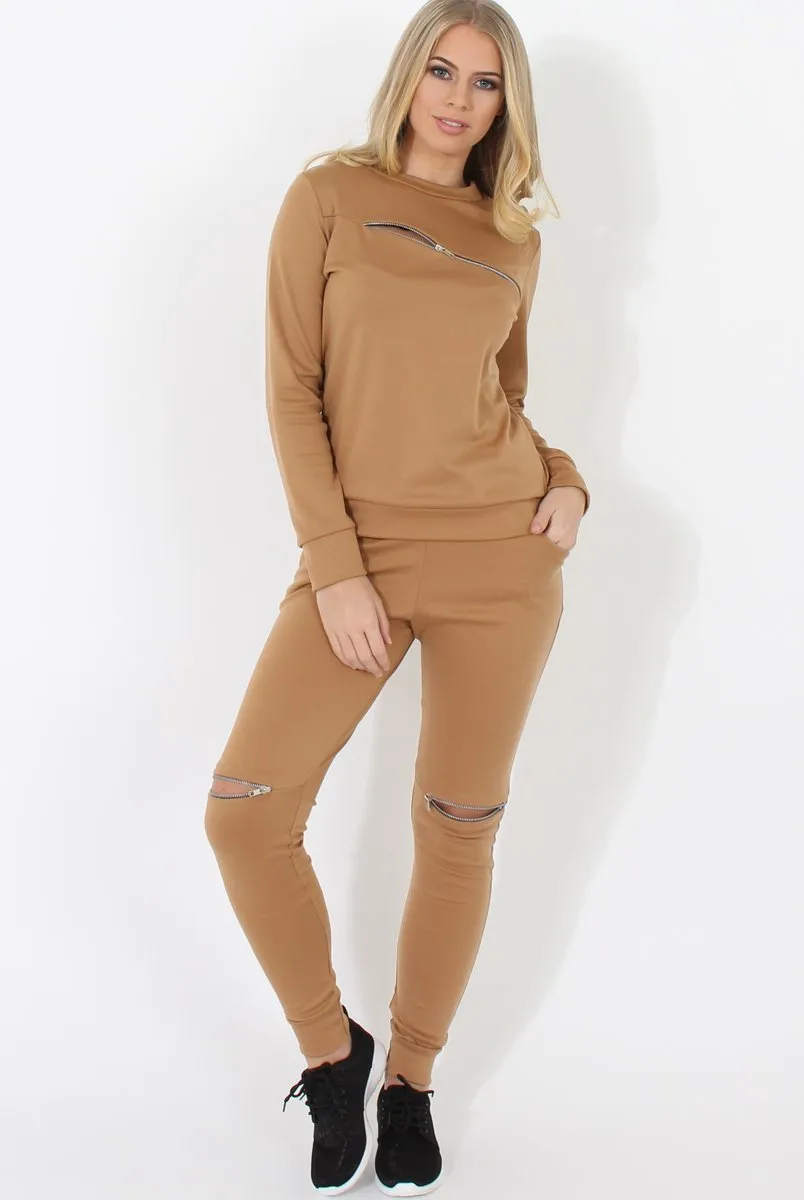 Beige Loungewear Set - Khloe