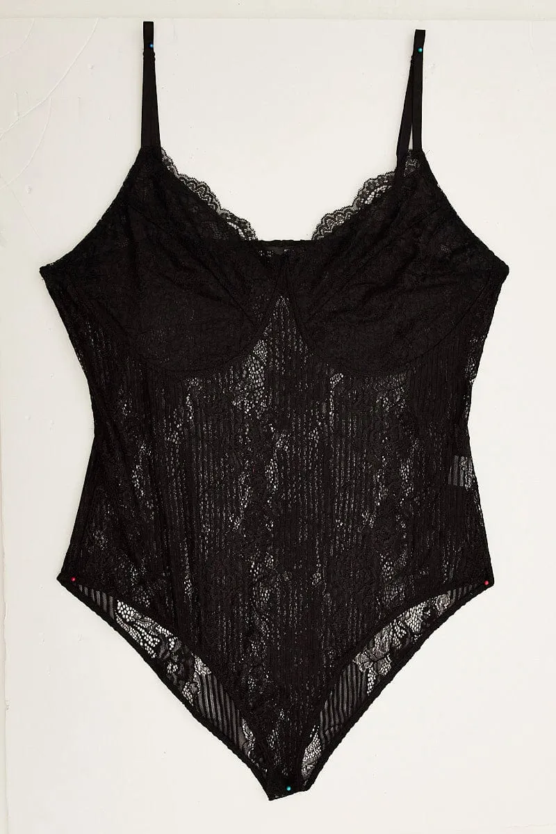 Black Bodysuit Lace