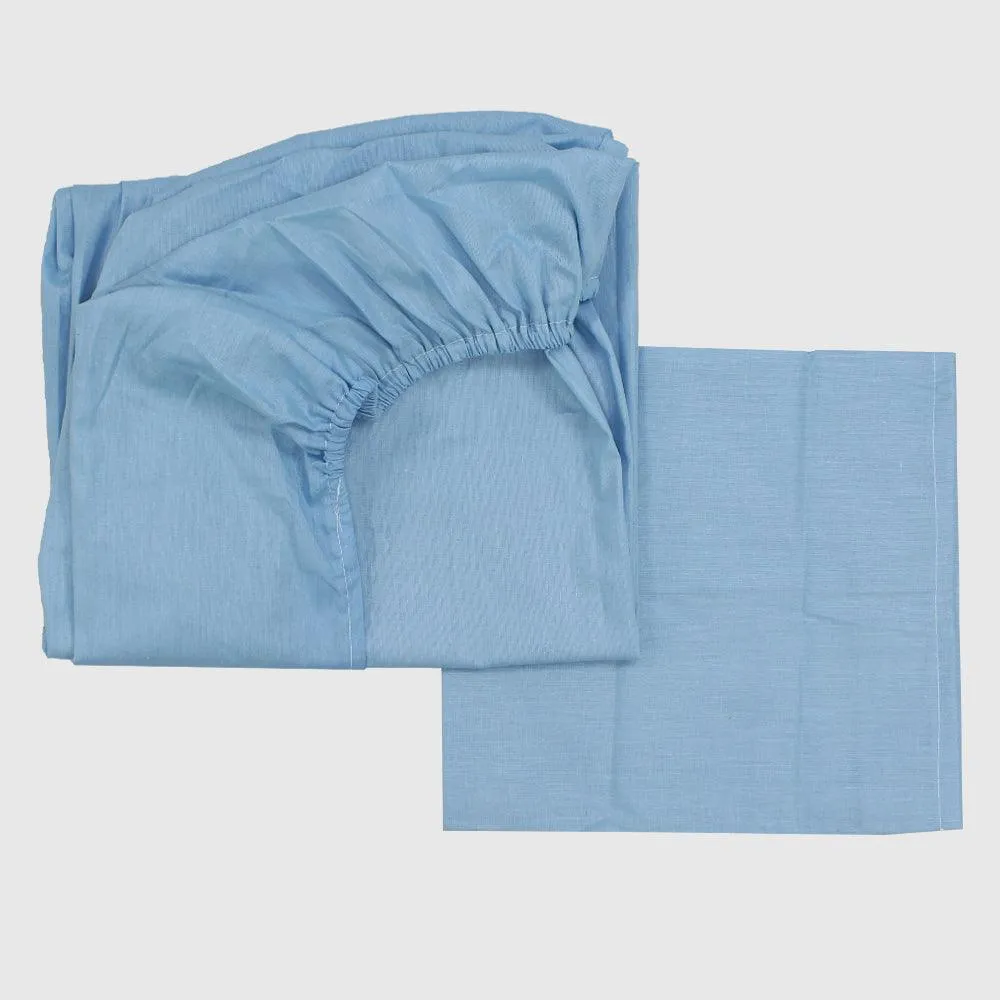 Blue Bed Sheet Set