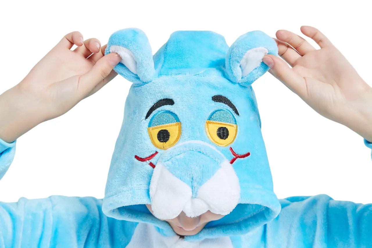 Blue Panther Adult Onesie