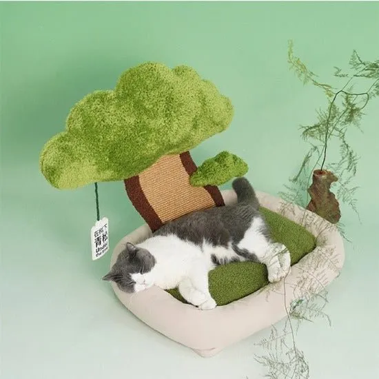 Bonsai Garden Cat Scratcher Bed