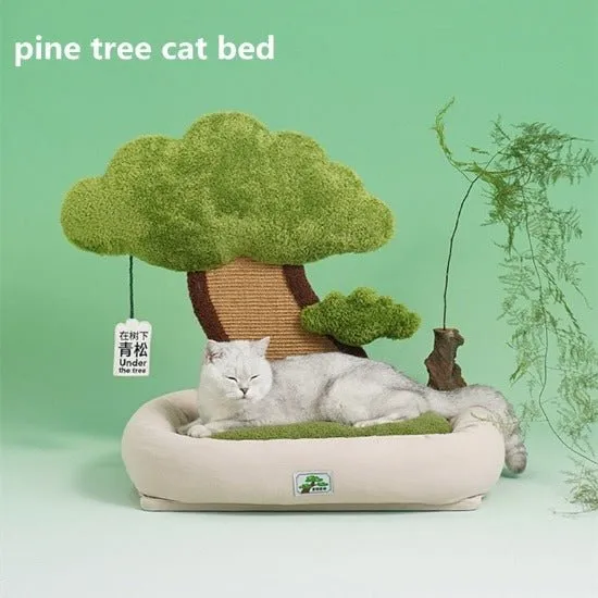 Bonsai Garden Cat Scratcher Bed