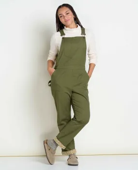 Cozy Flannel-Lined Bramble Overall