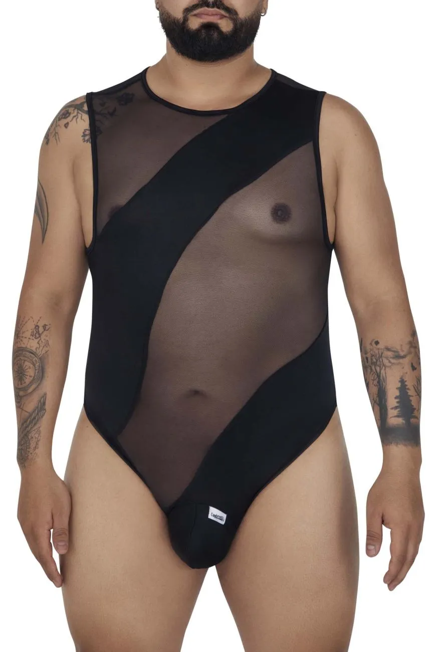 CandyMan Mens Sexy Mesh Bodysuit Underwear