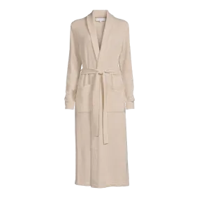 Luxurious Cashmere Long Robe with Belt