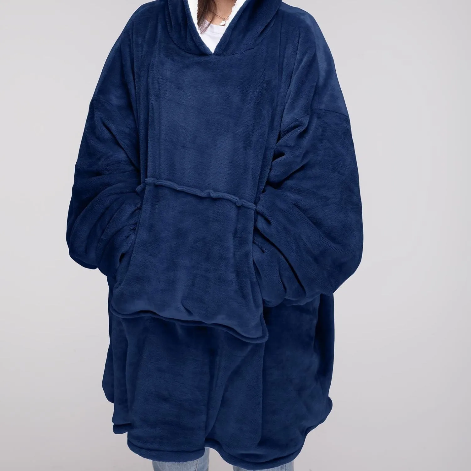 Cosy Robe - Navy