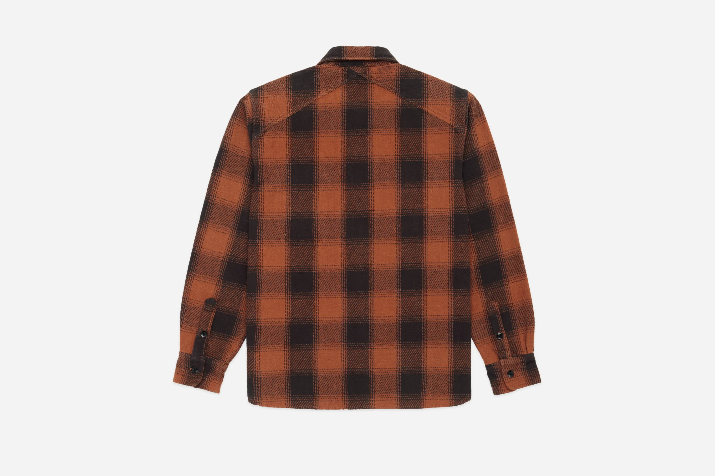 Crosscut Flannel ~ Rust Twill