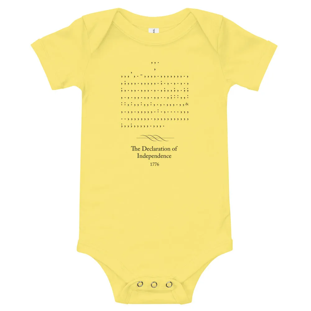 Declaration of Independence - Onesie