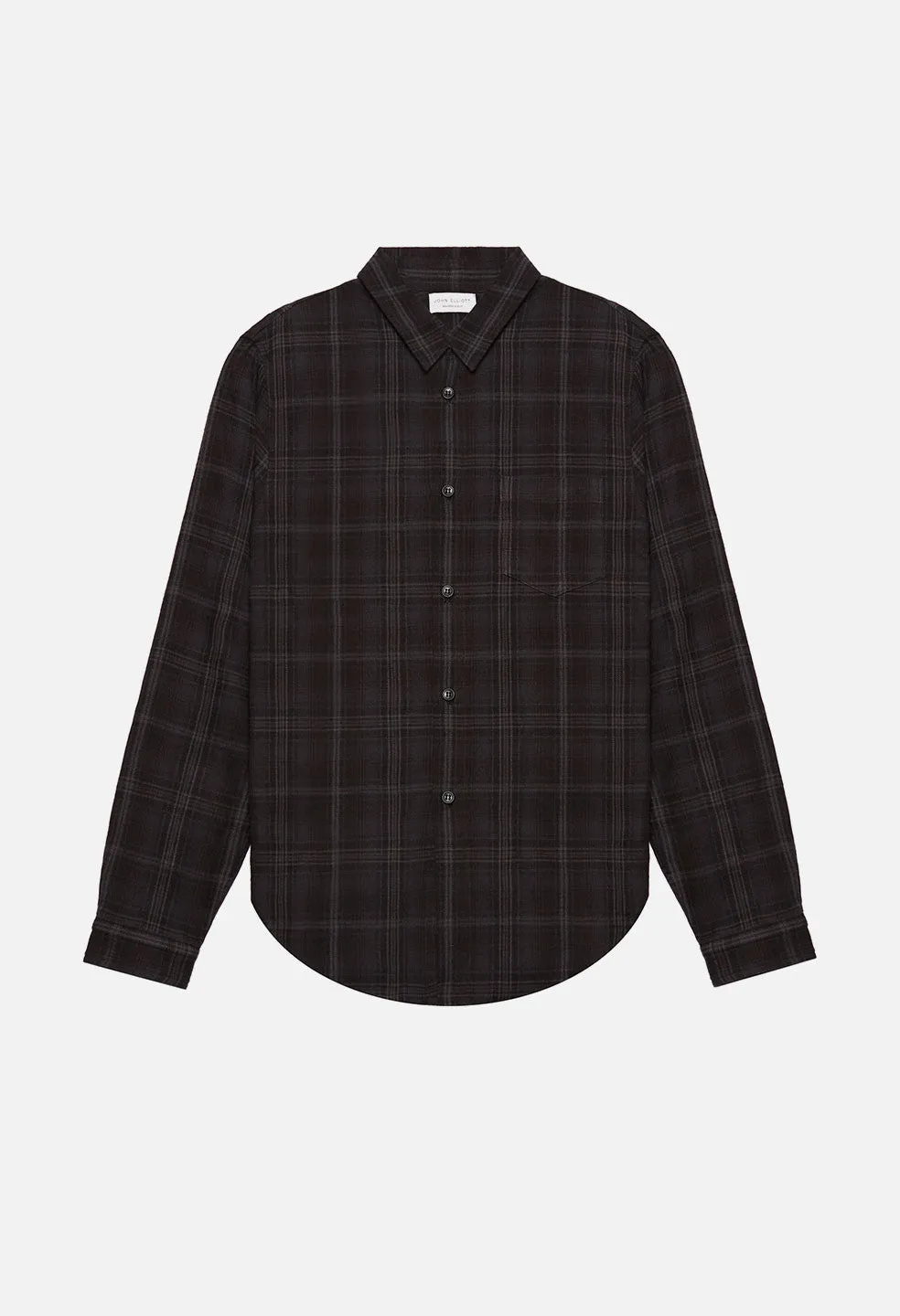 FLANNEL BUTTON UP / SLATE