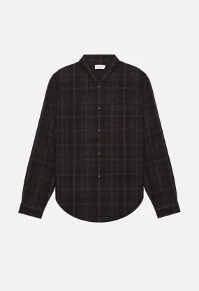 FLANNEL BUTTON UP / SLATE