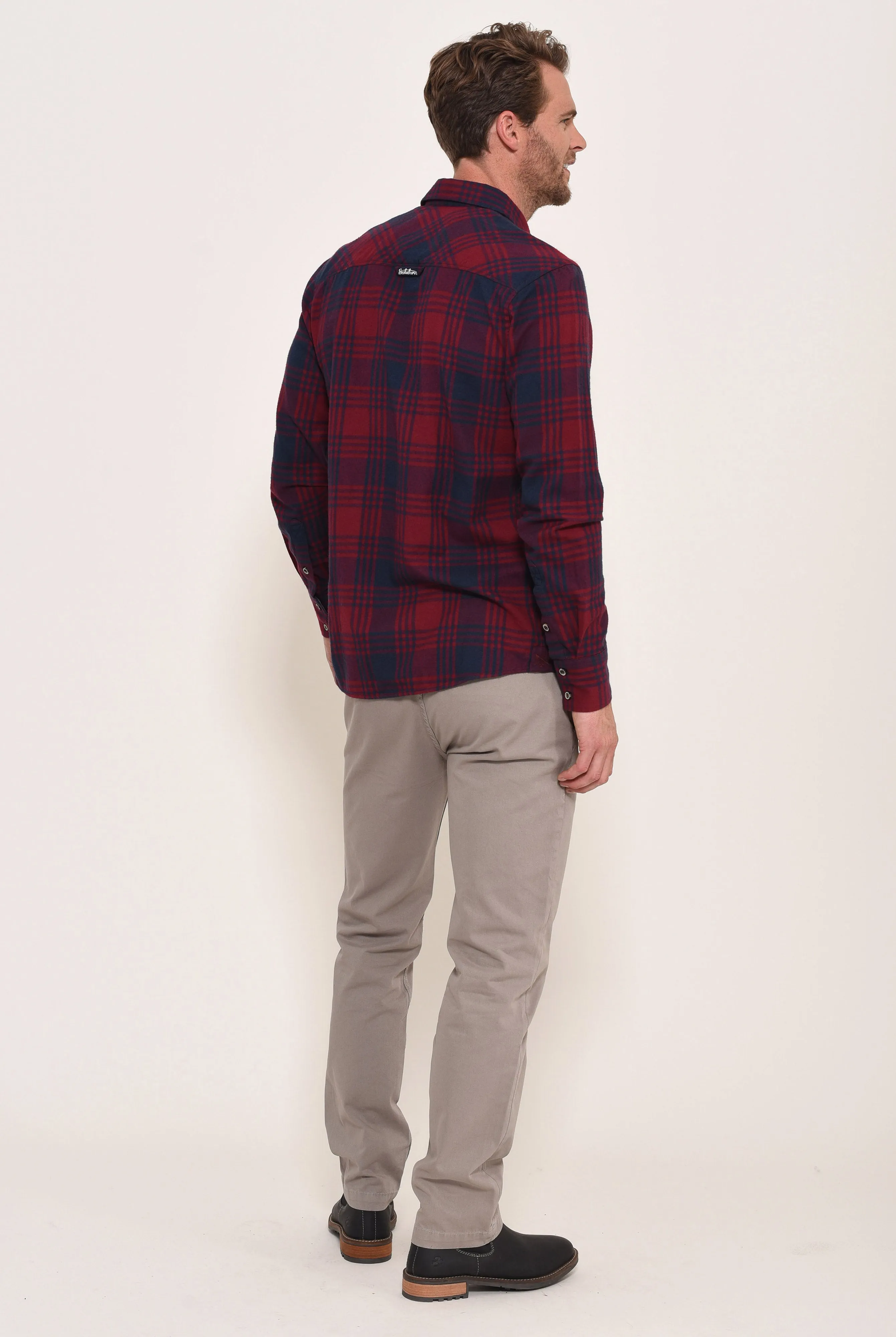 Flannel Check shirt Red