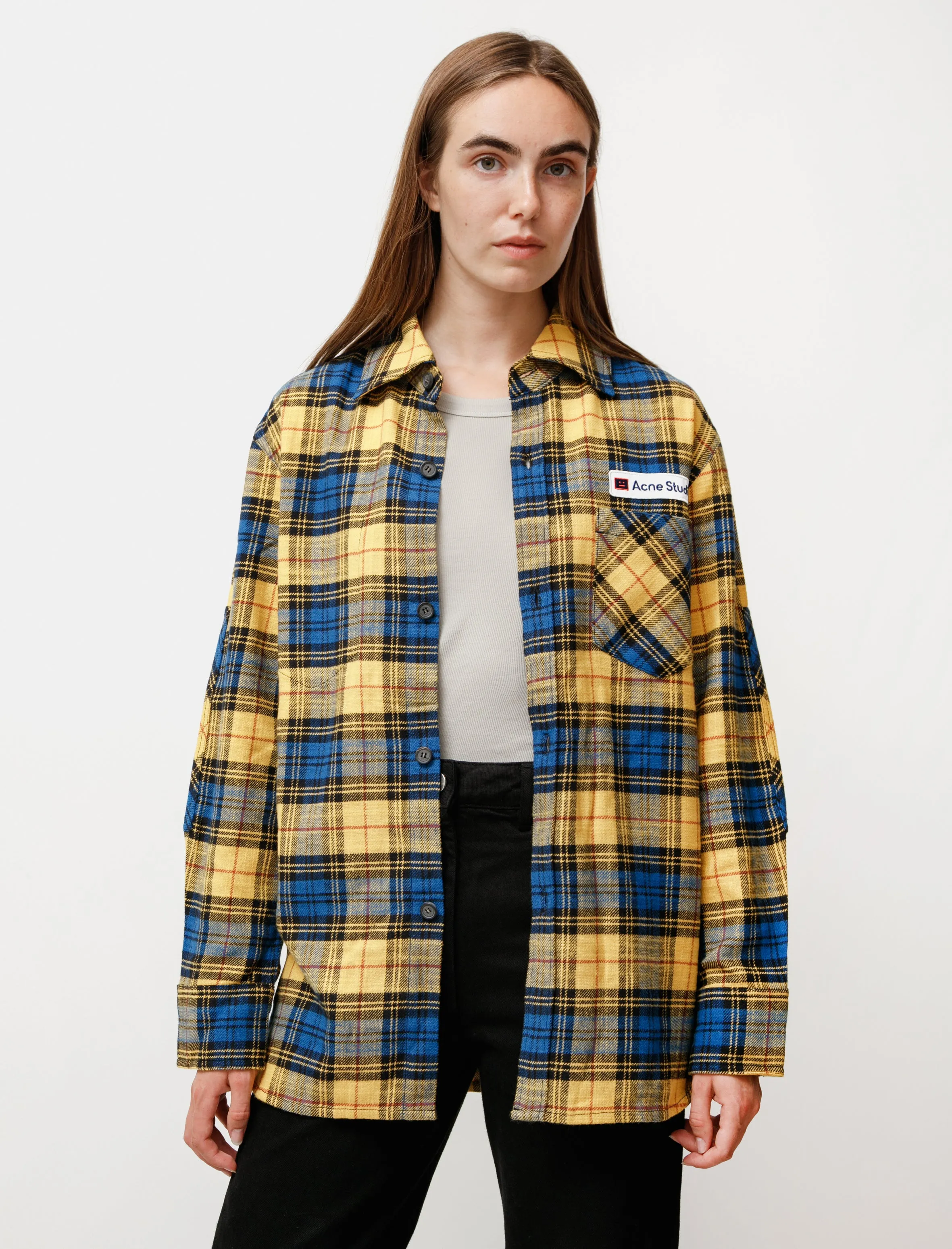 Flannel Face Yellow Black