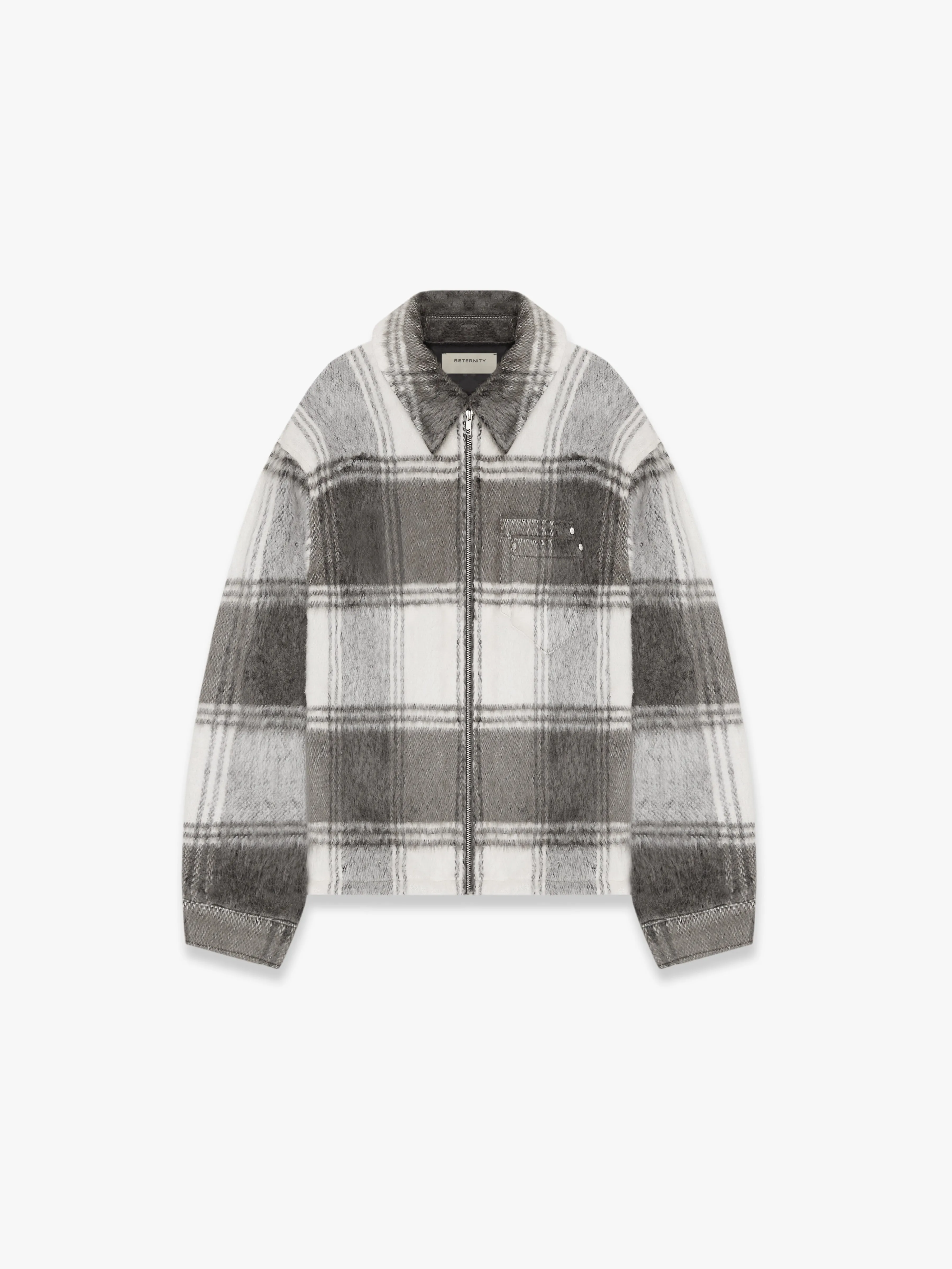 FLANNEL - GREY/WHITE