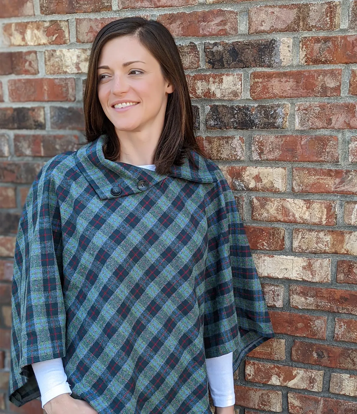 Flannel Poncho