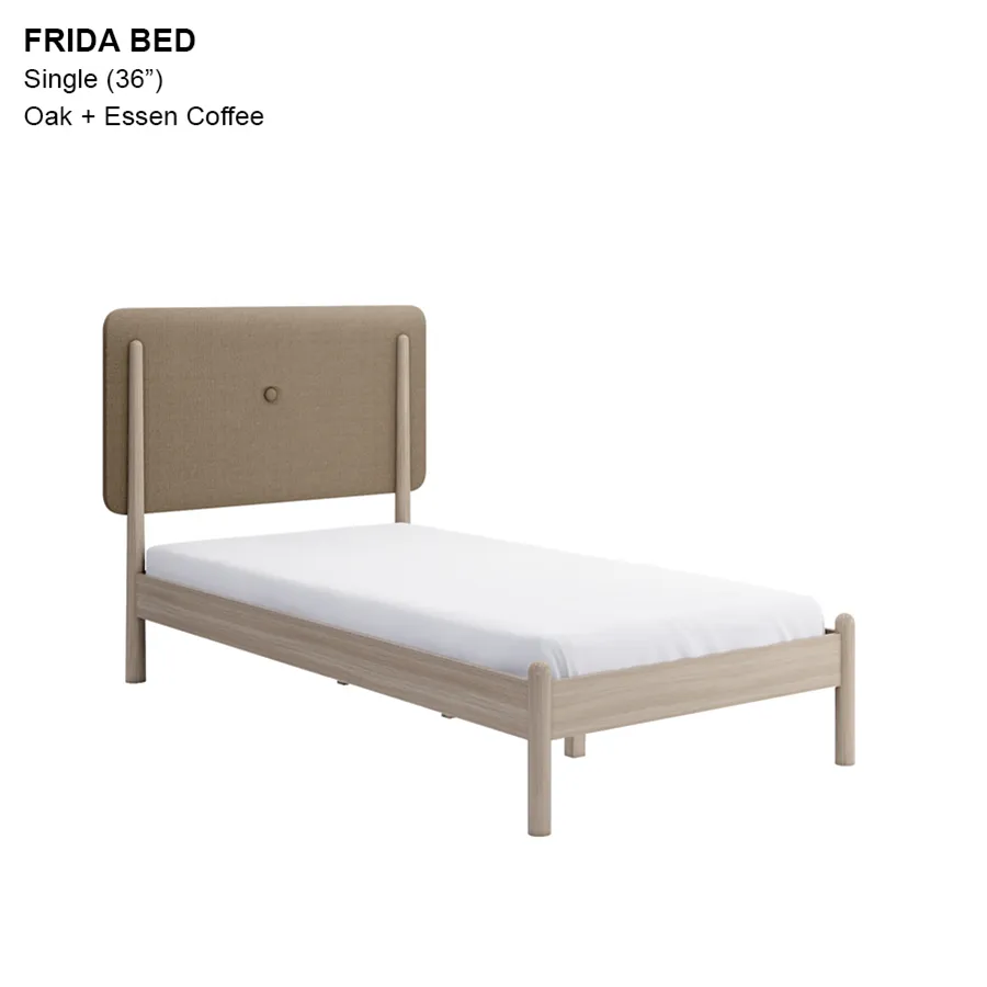 Frida 36x75" Bed - Oak