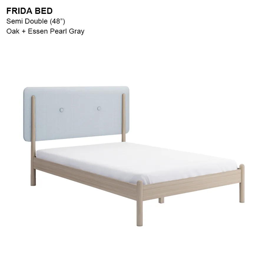 Frida 48x75" Bed - Oak