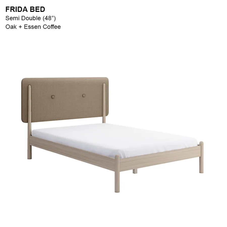 Frida 48x75" Bed - Oak