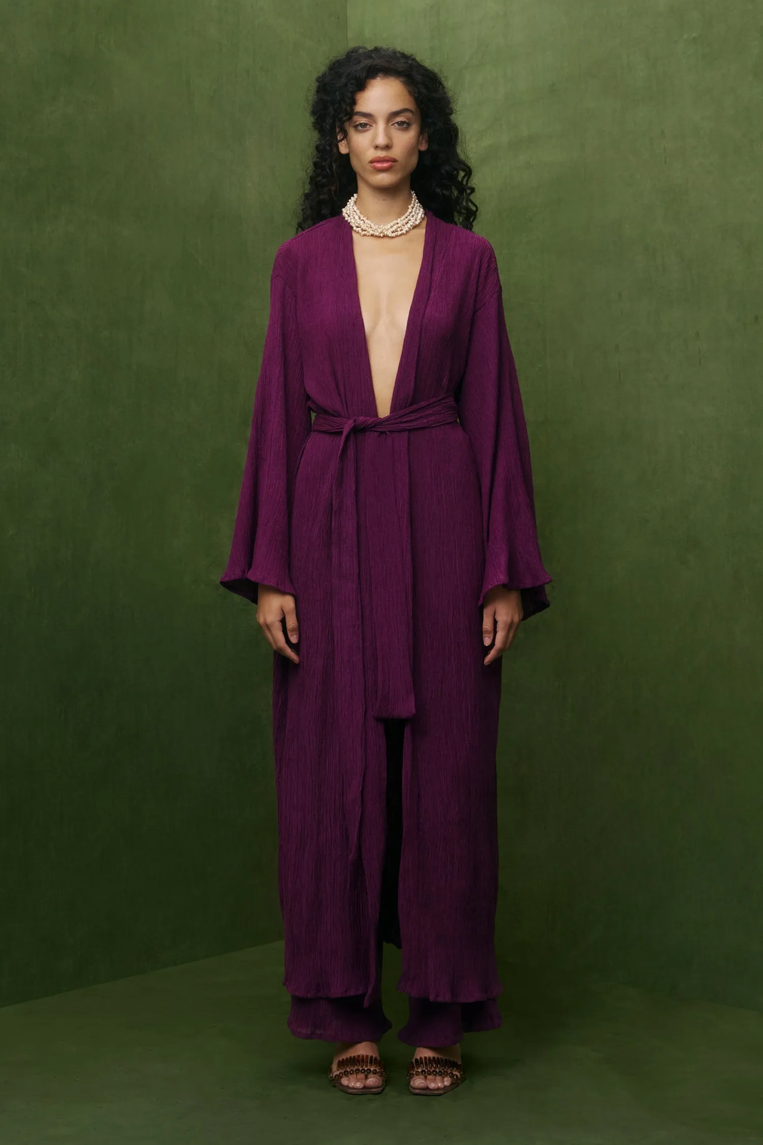 GIOVANNA ROBE PLUM