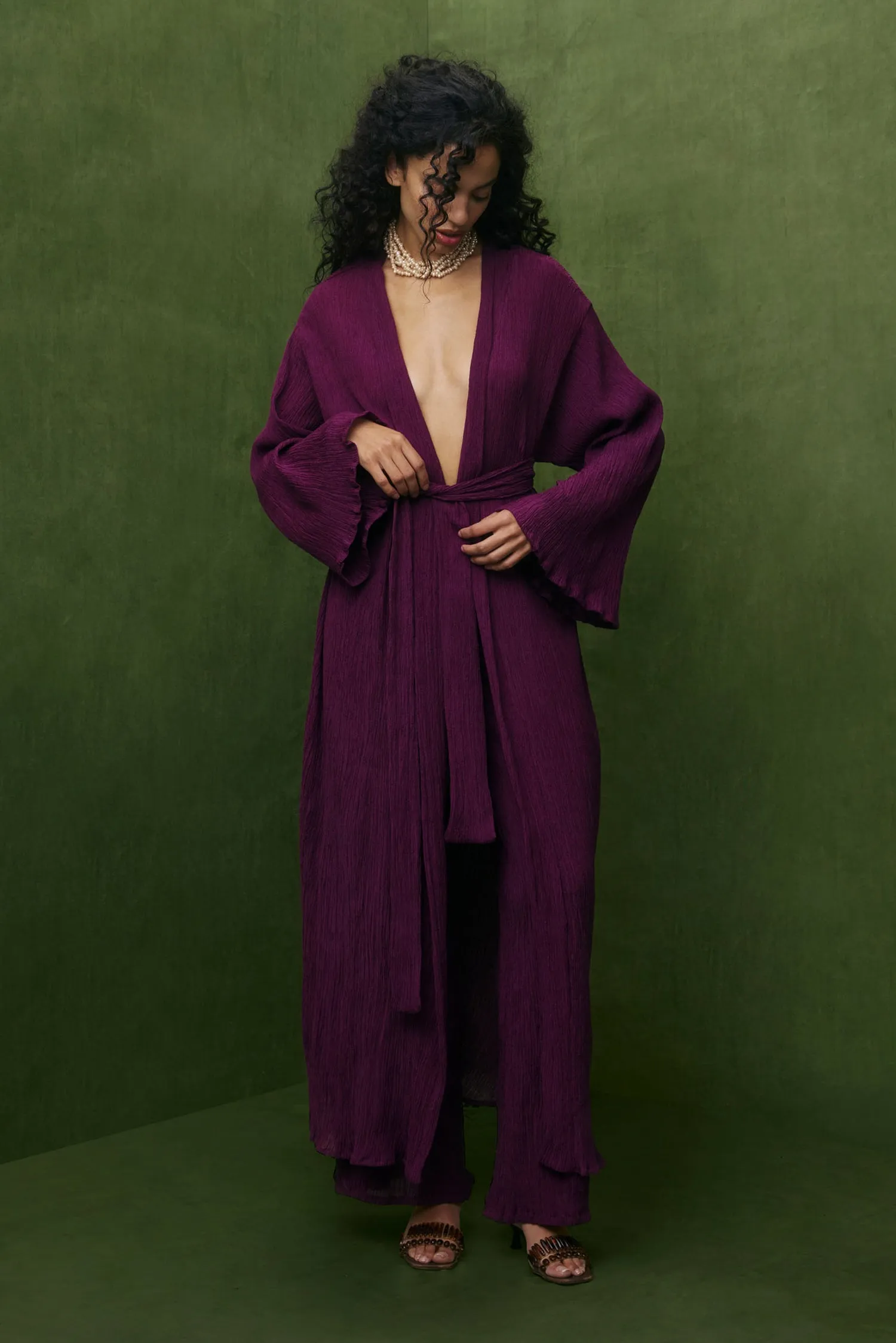 GIOVANNA ROBE PLUM