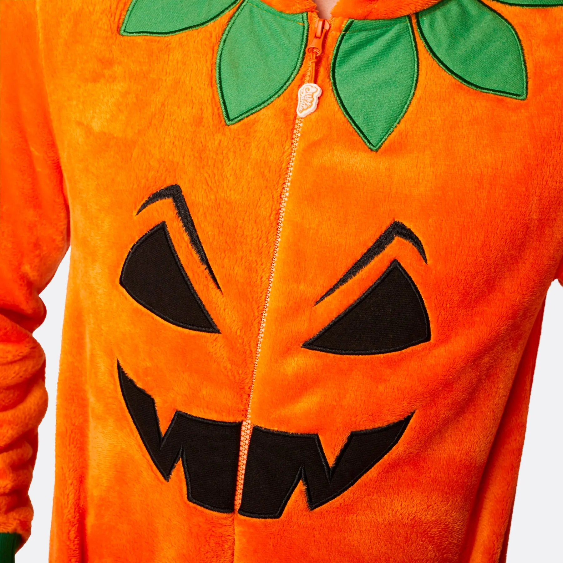 Mens Pumpkin Onesie - Halloween Costume Option