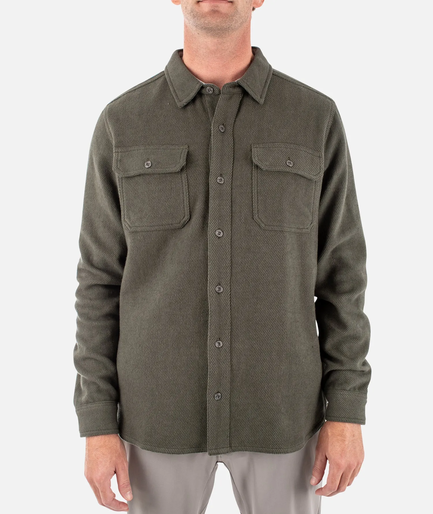 Horizon Flannel - Olive