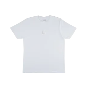 JLS Loungewear Embroidered White Tee