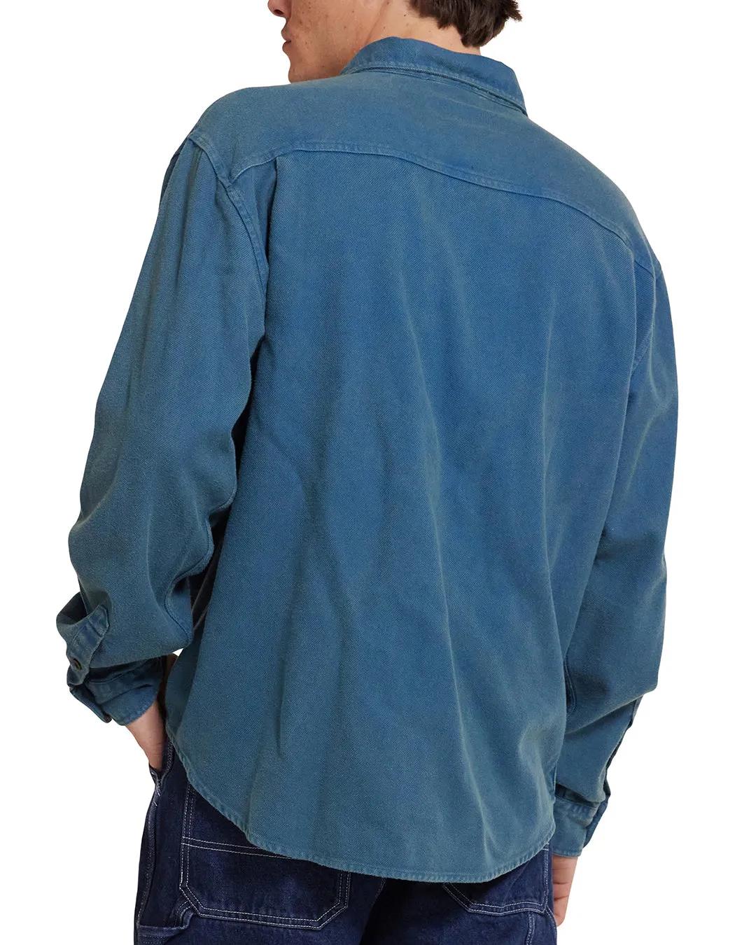 Keon Flannel Shirt - Moroccan Blue