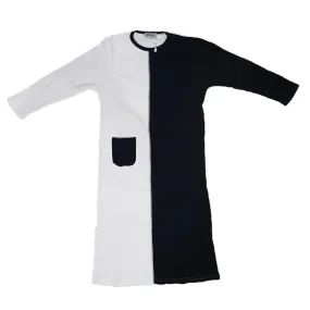 Kokao - Black & White Nightgown