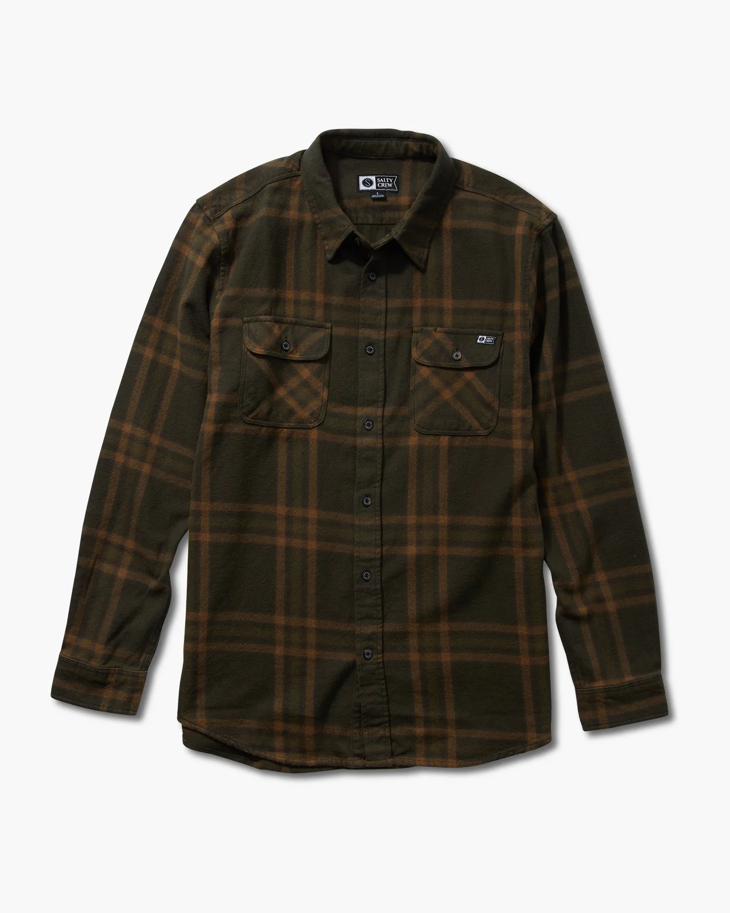 Landfall Olive Flannel