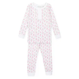 Lila and Hayes - Alden Pajama Set - Bunny Hop Pink