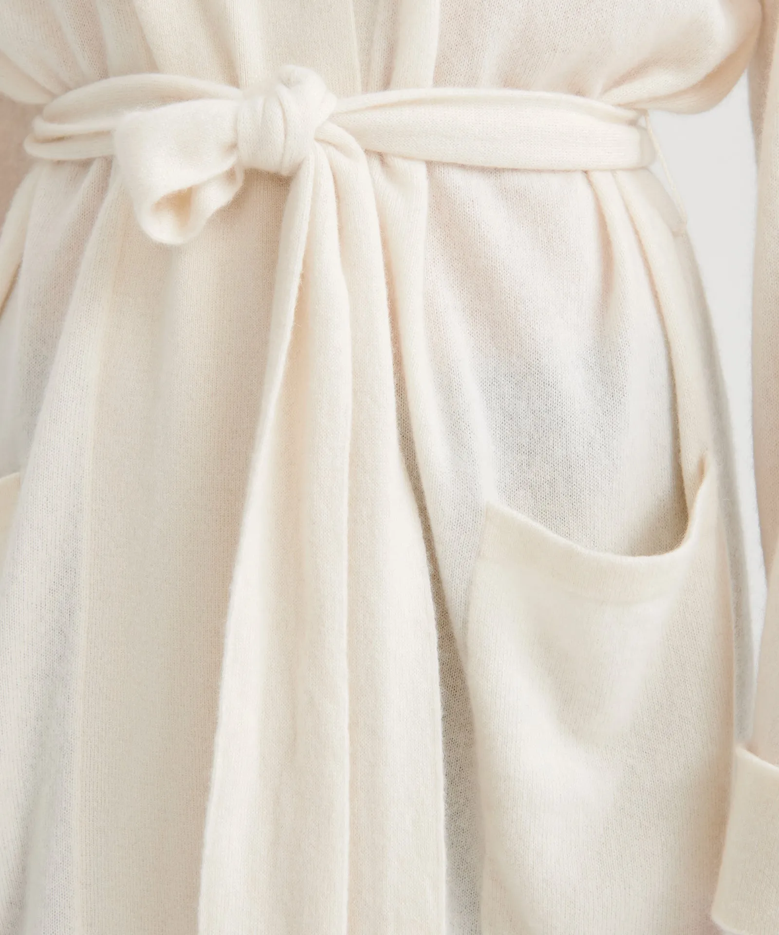 Long Signature Cashmere Robe