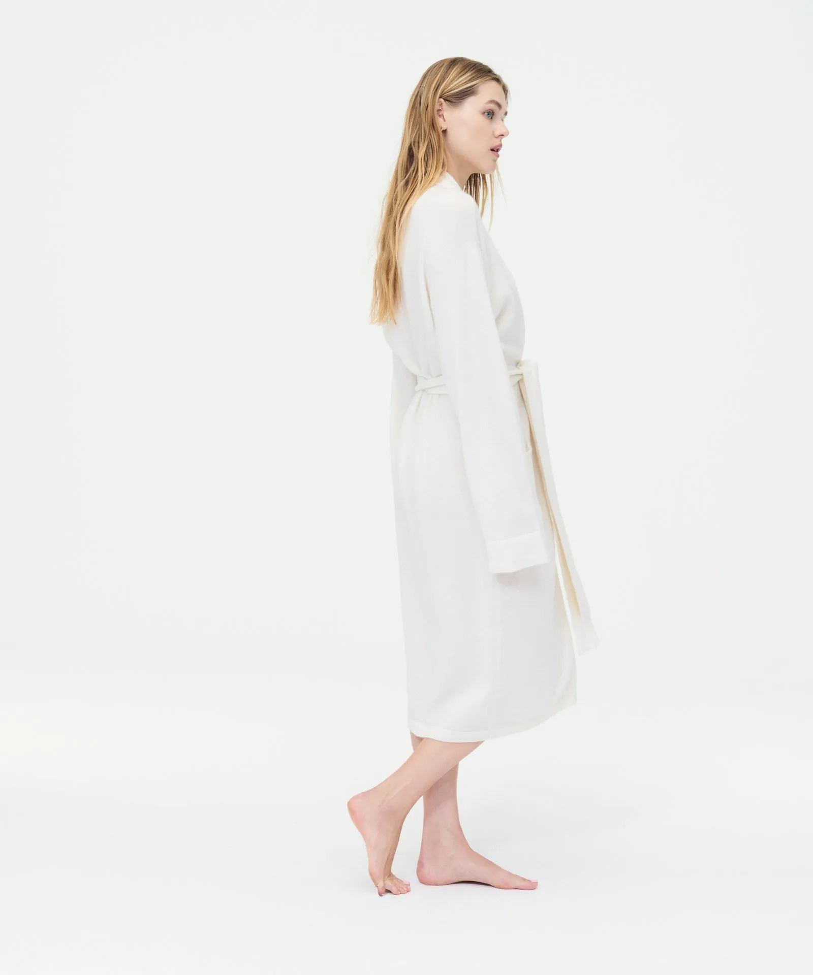 Long Signature Cashmere Robe