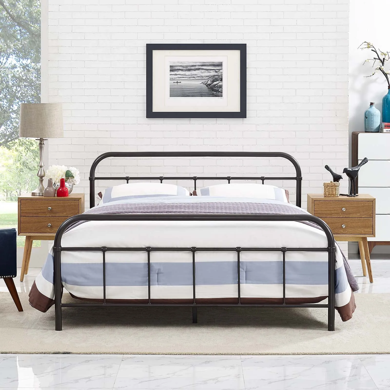 Maisie Stainless Steel Bed Frame