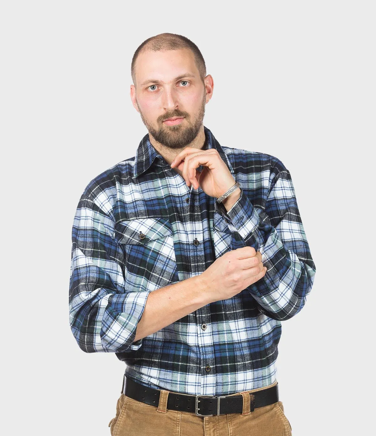 Men's Classic Flannel Shirt - Campbell