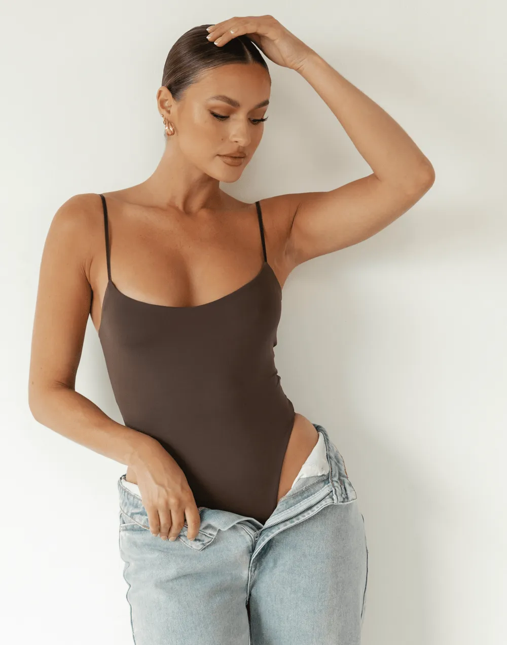 Miya Bodysuit (Brown)