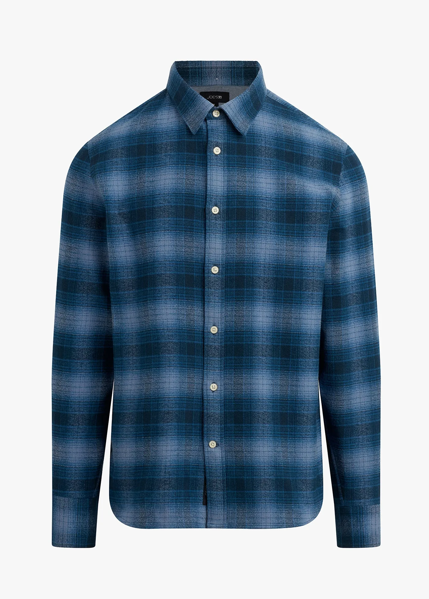 OMBRE PLAID FLANNEL SHIRT