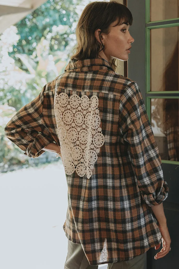 Paragon Boyfriend Flannel - Brown