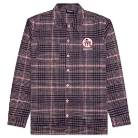 Pleasures Surfing Flannel - Pink