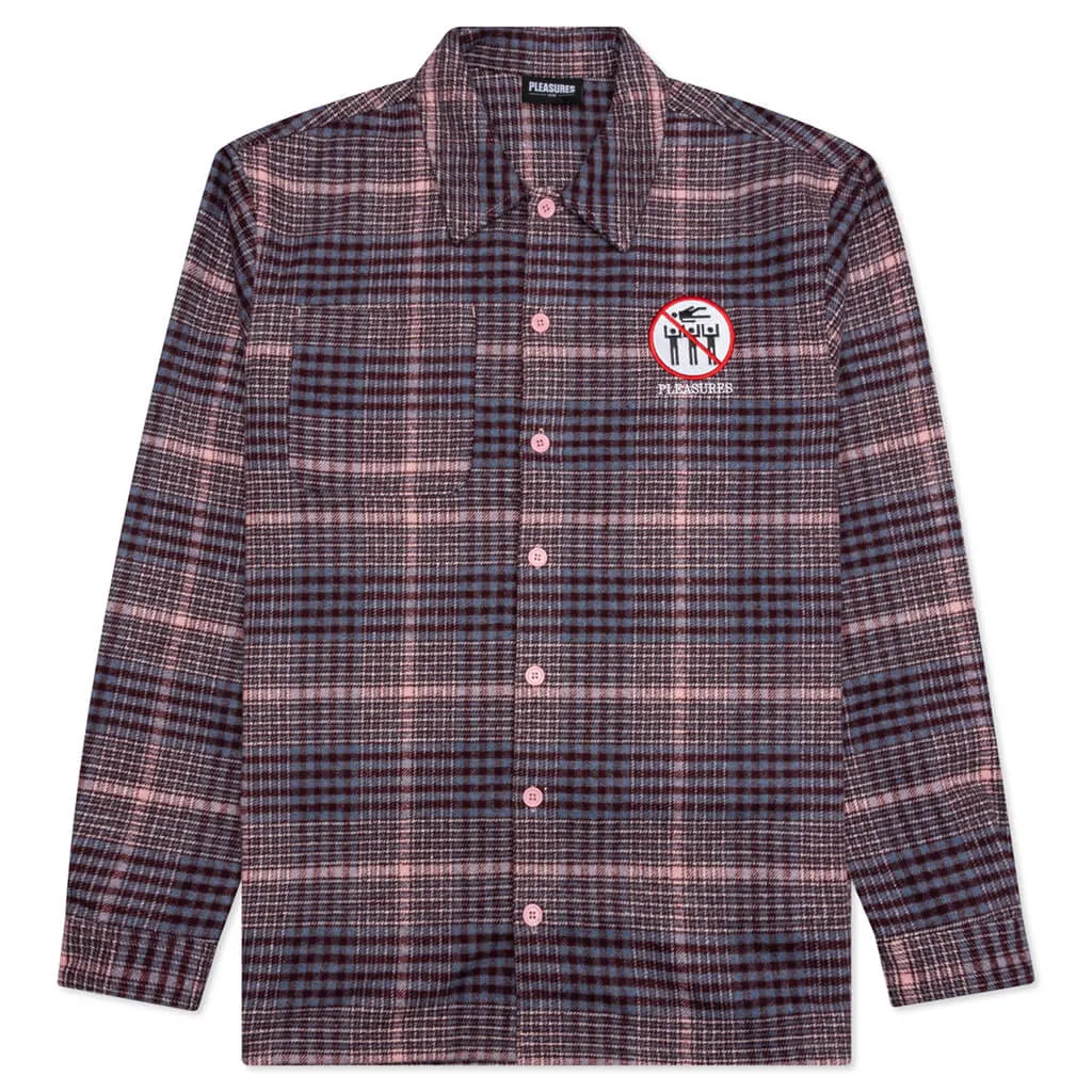 Pleasures Surfing Flannel - Pink