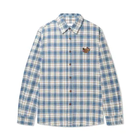 Pooch Flannel Shirt, Sky Blue