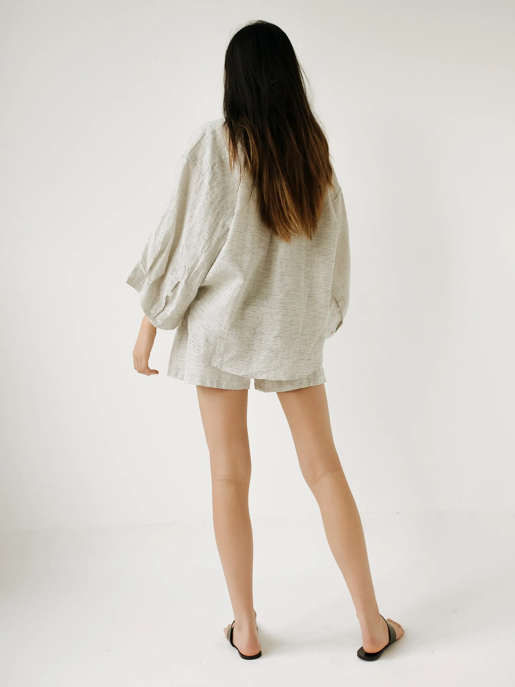 The 03 Linen Loungewear Set Short